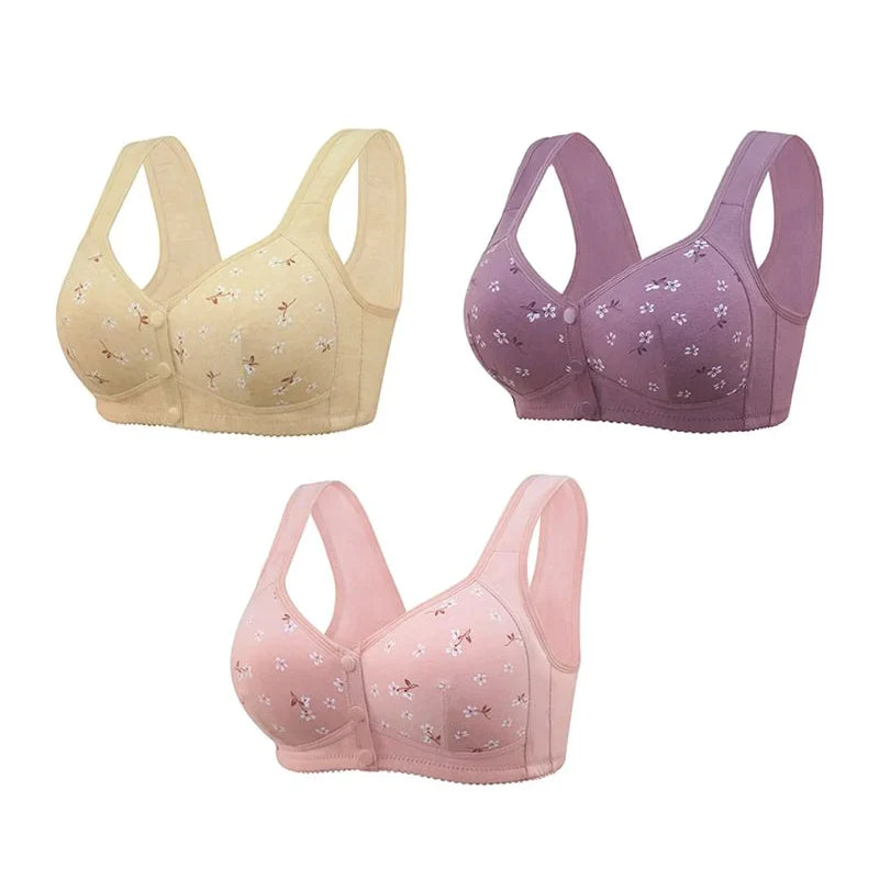 BUY 1 GET 2 FREE🔥 Comfortable & Convenient Front Button Bra