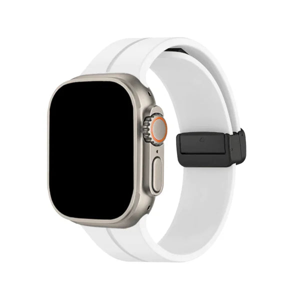Silicone Magnetic Folding Band For Apple Watch