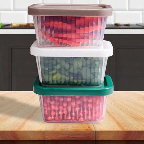 Pack of 6 Mini Food Storage Containers for Home & Outdoor Use