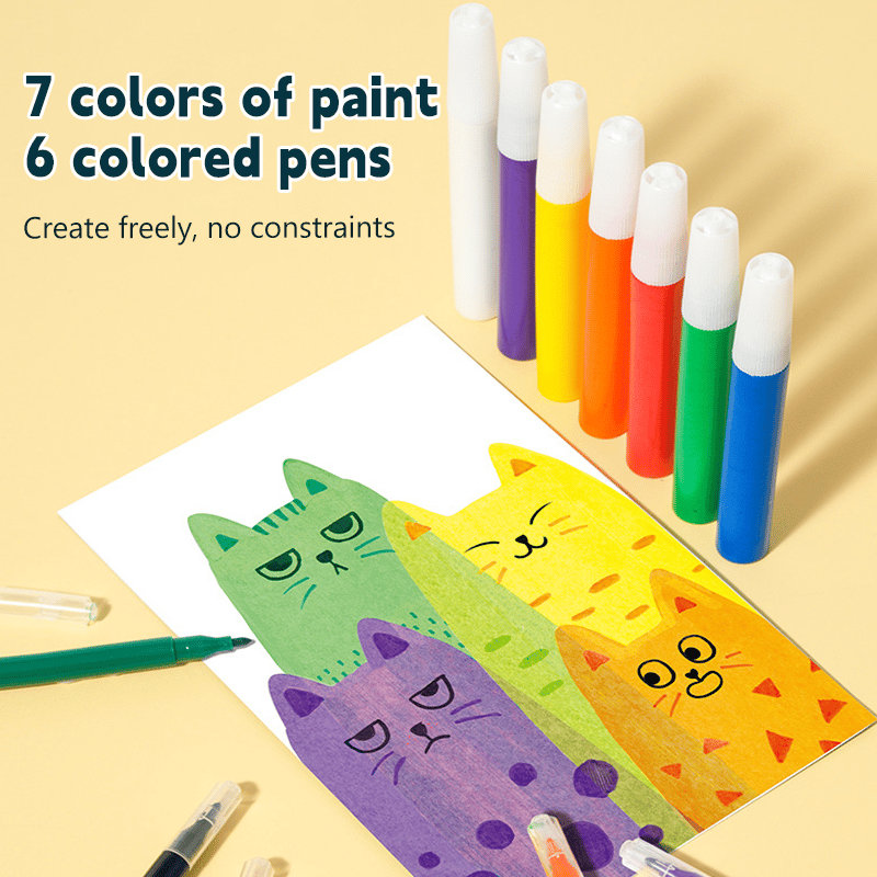 DIY Rainbow Scratch Art Card Kit for Kids – Magic Scratch Painting Set | Creative Drawing & Craft Activity