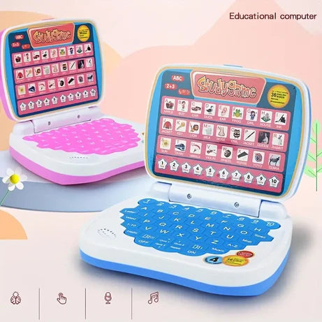 Mini Educational Toy Laptop with Learning Games for Kids 3+ Years