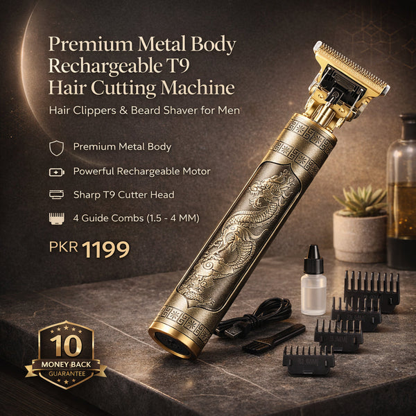 T9 rechargeable hair and beard trimmer for men