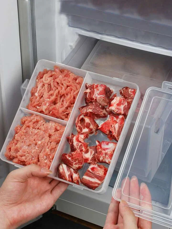 3 Grids Plastic Storage Box