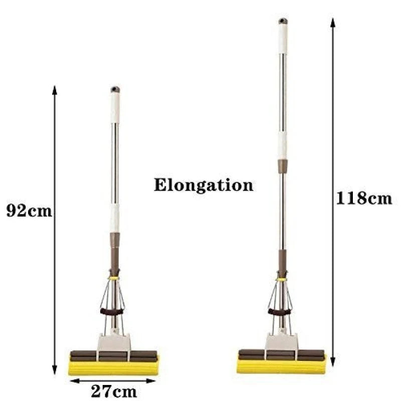 Super Absorbent PVA Double Roller Sponge Mop