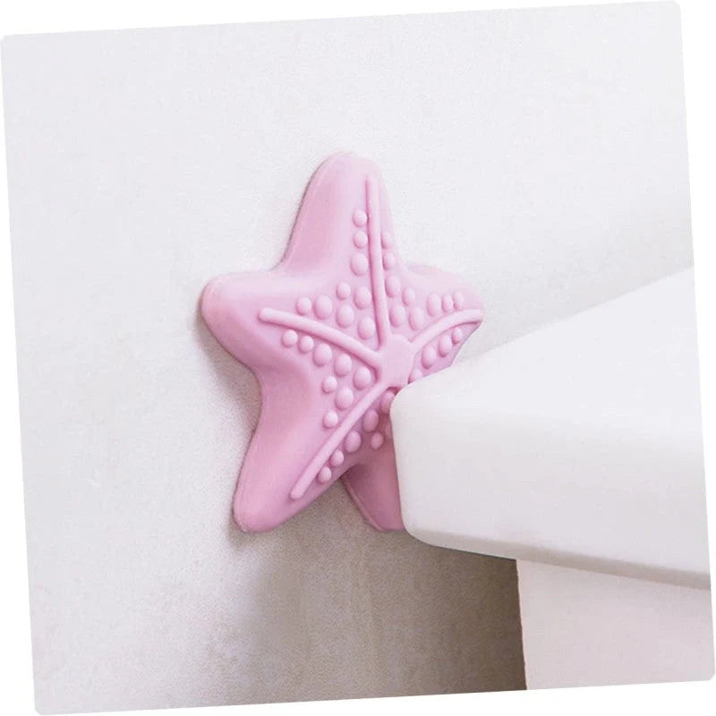 4 Pcs Silicone Stars Door Stopper