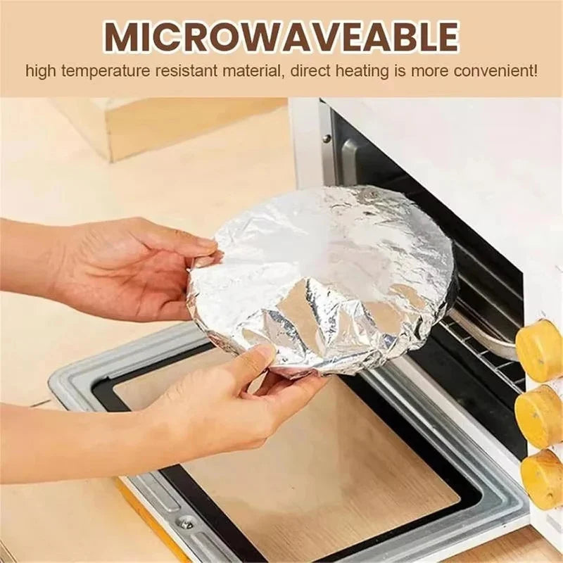 Reusable Aluminum Foil Bowl Cover