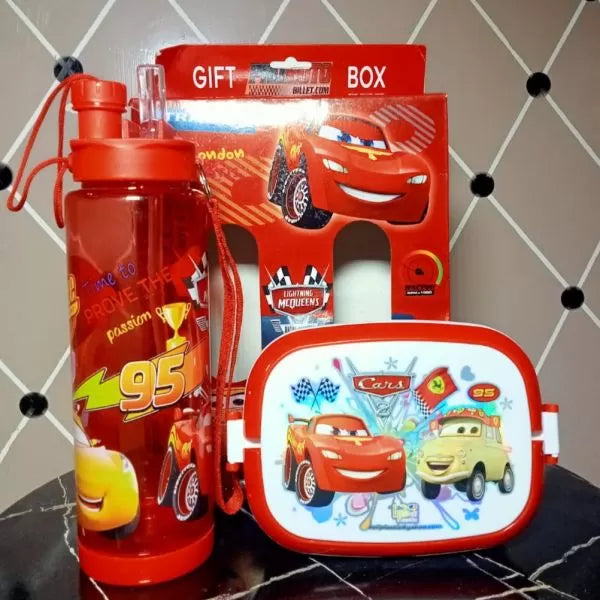 2-in-1 Kids Lunch Box & Water Bottle Gift Set for Boys & Girls