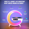 Imported G Shaped RGB Light Table Lamp Bluetooth Speaker With Wireless Charger