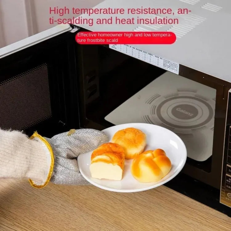 WATERPROOF STEEL WIRE CLEANING GLOVES DISHWASHING DURABLE THICKENED WASHING GLOVE INSULATION KITCHEN GLOVES HOUSEHOLD