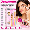2-in-1 Battery-Operated Eyebrow Trimmer &amp; Facial Hair Remover for Women – CF-001A