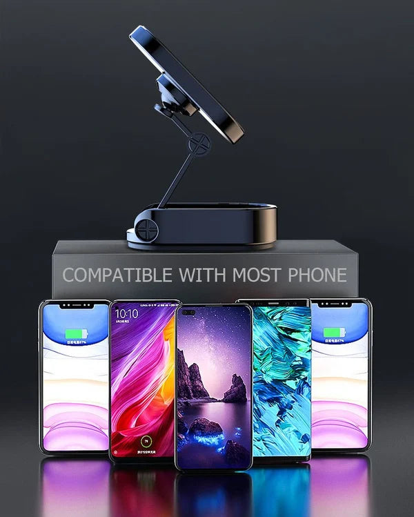 🔥Last Day Promotion 49% OFF - Alloy Folding Magnetic Car Phone Holder
