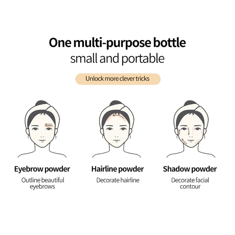 Eyebrow Hair Stamp Powder Kit
