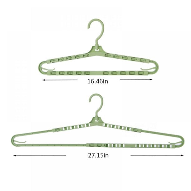 Buy 1 Get 4 Free Flexible Retractable Hangers 5 Pcs Closet Organizer