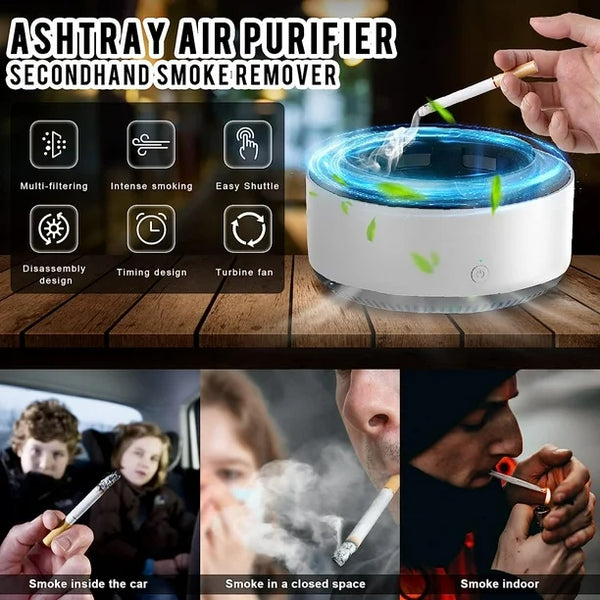 Portable smoke removal air purifier