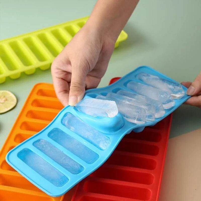 10 grid silicone ice cube tray