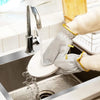 WATERPROOF STEEL WIRE CLEANING GLOVES DISHWASHING DURABLE THICKENED WASHING GLOVE INSULATION KITCHEN GLOVES HOUSEHOLD