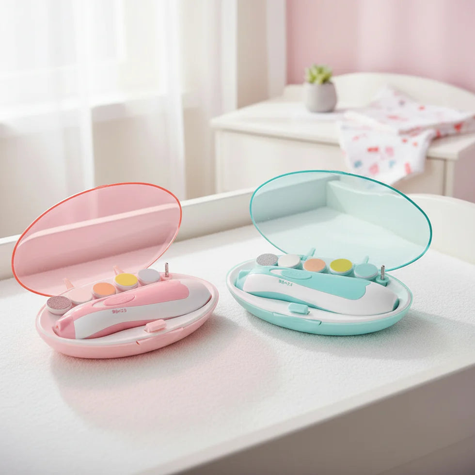 6in1 Rechargeable Electric Nail Trimmer for Baby Kid and Adult