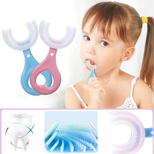 Baby Feeding Combo Pack with Fruit Feeder, Spoon & U-Shaped Toothbrush