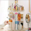 360° Rotating Makeup Organizer Large Capacity Cosmetic Storage Box