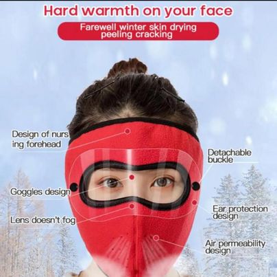 Thickened Warmth Mask Winter Riding Motorcycle
