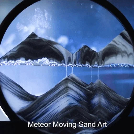 WEPRO™ 3D MOVING SAND ART PICTURE SANDSCAPE IN MOTION DISPLAY FLOWING SAND FRAME FOR DECORR