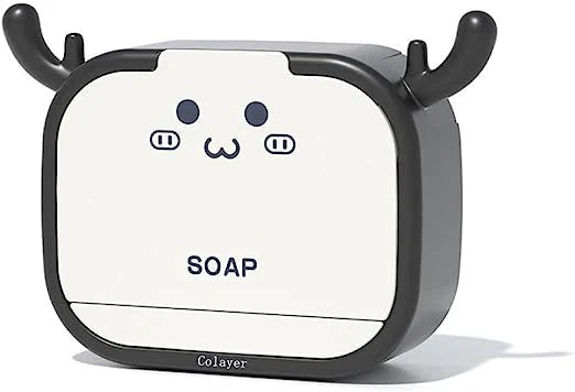 Wall-mounted single layer soap box