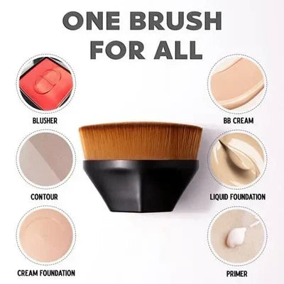 Flat TopMakeup Brush with Bonus Case