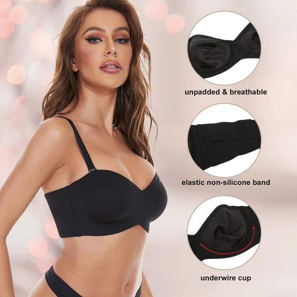 Buy Two & Free Shipping!🥰Full Support Non-Slip Convertible Bandeau Bra
