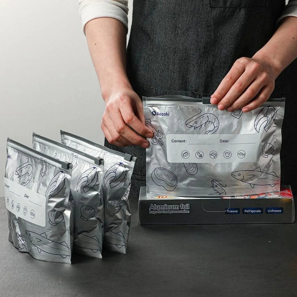 Aluminium Foil Sealed Preservation Bags