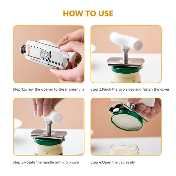 (🎄Early Christmas Sale-48% OFF) Effortless Arthritis Jar Opener👍BUY 2 GET 1 FREE(3 PCS) 💖