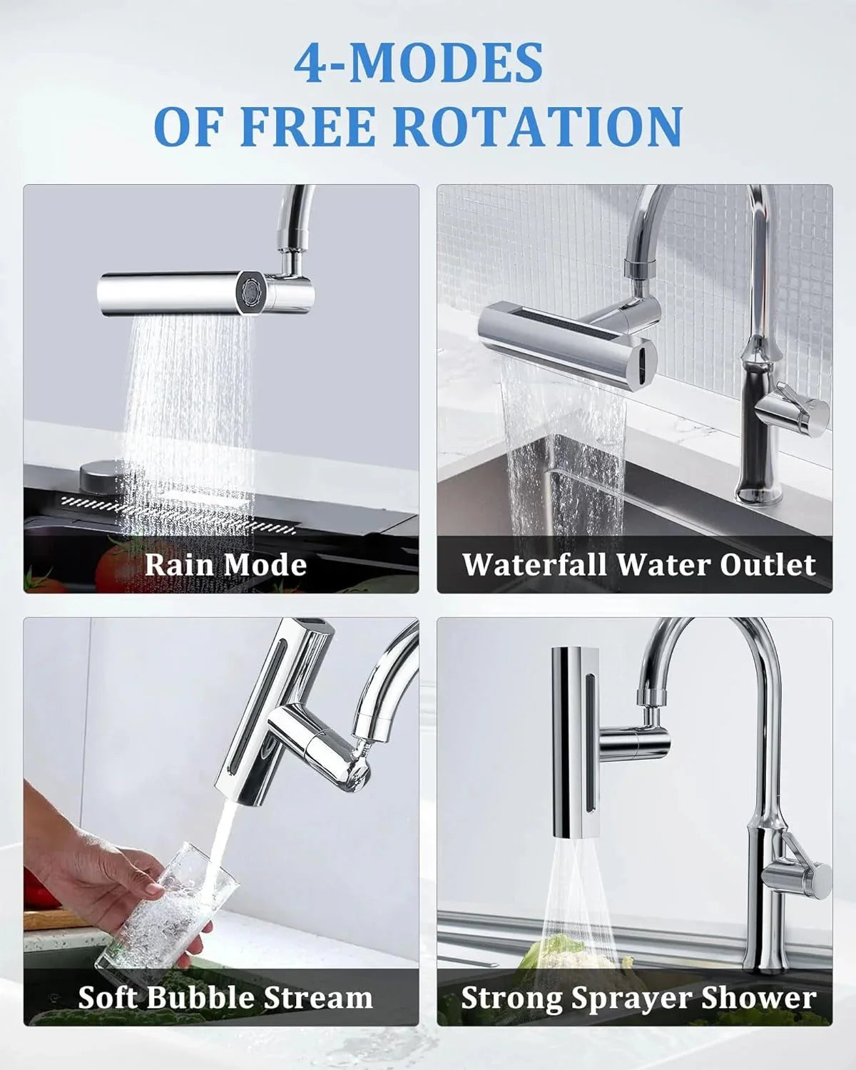 360 Degree Sink Splash Faucet