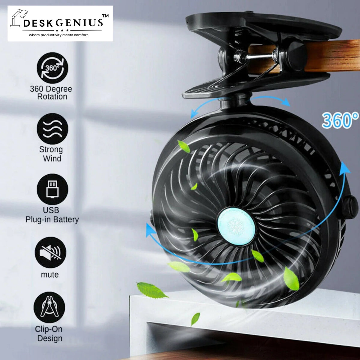 PORTABLE RECHARGEABLE FAN