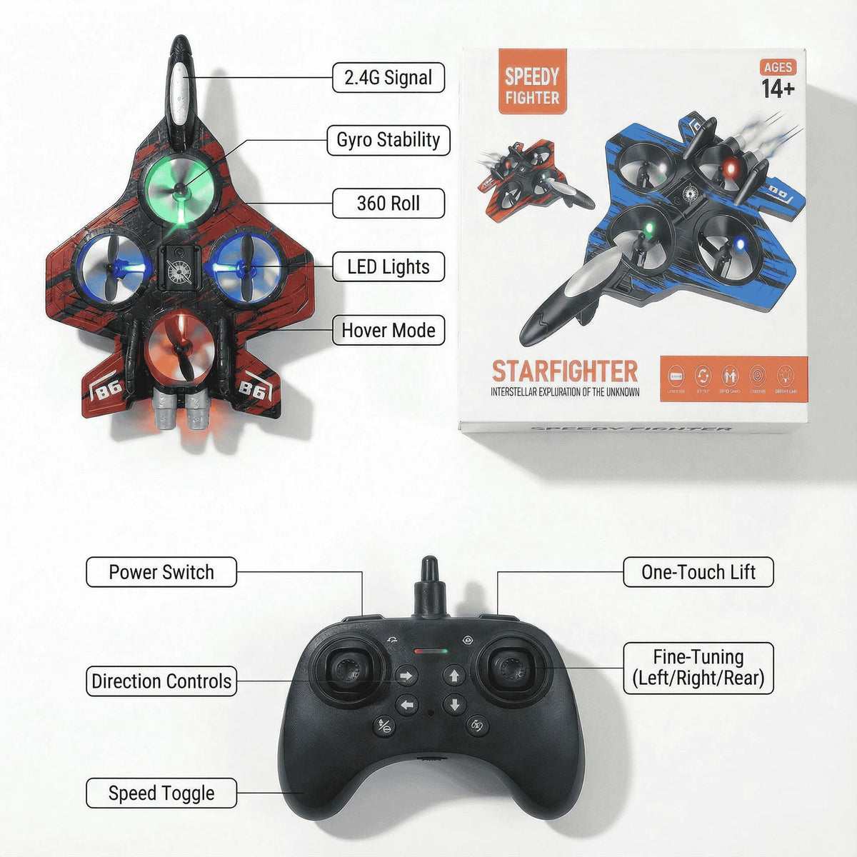 Rechargeable Remote Control Aircraft Air Plane