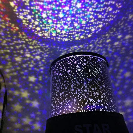 Starry Sky LED Rotating Projector Night Light for Bedroom