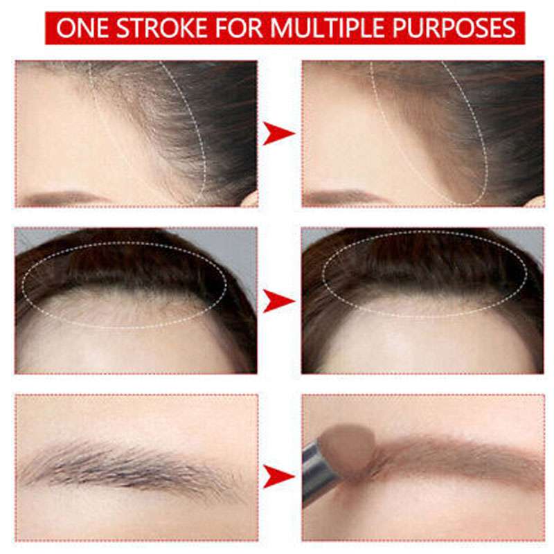 2 in 1 Hairline & Eyebrow Powder Waterproof Hairline Shadow Powder