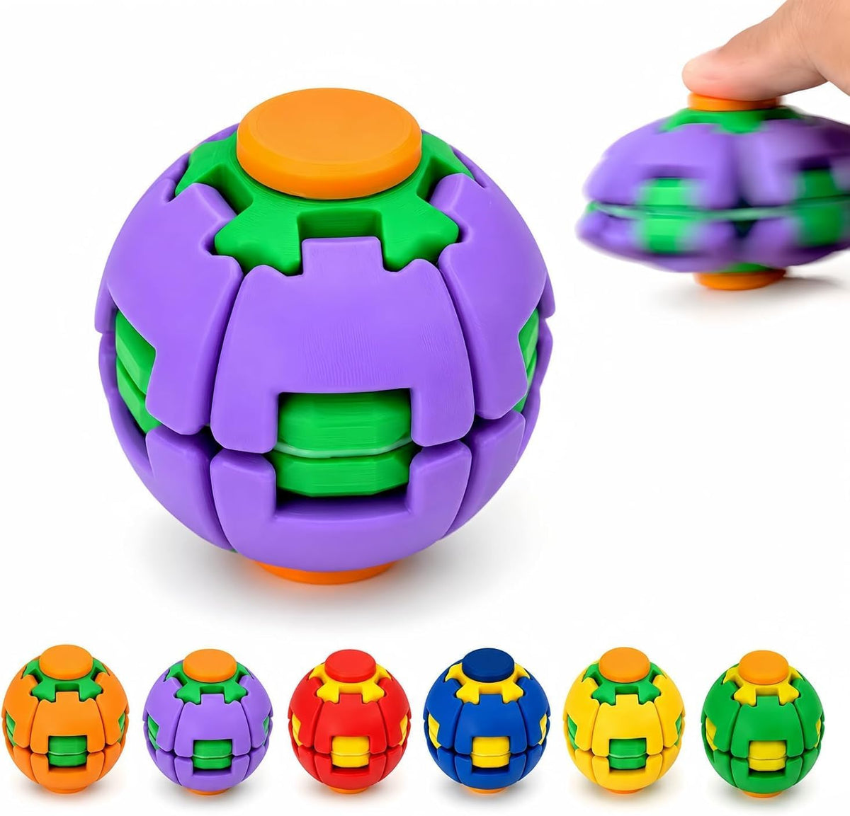 3D Fidget Spinner Ball Toy