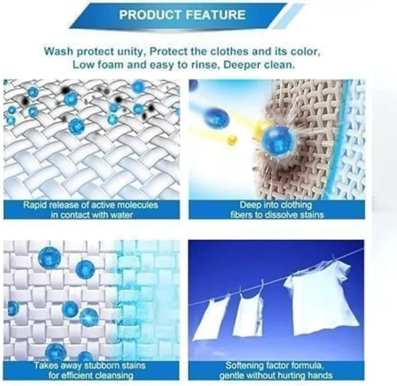 Ecosys 5-in-1 Laundry Pods – Deep Cleaning, Stain Removal & Fresh Fragrance