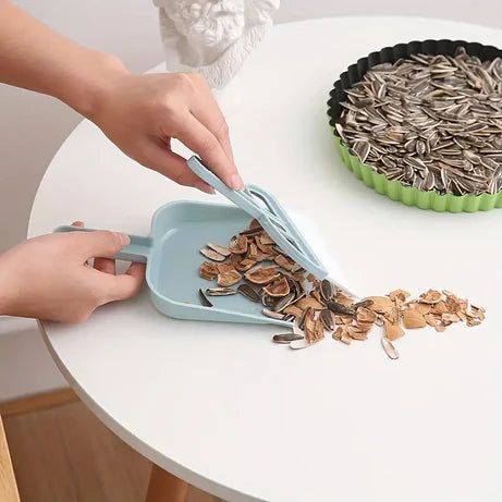 Mini Desktop Cleaning Brush & Dustpan Set for Home & Office
