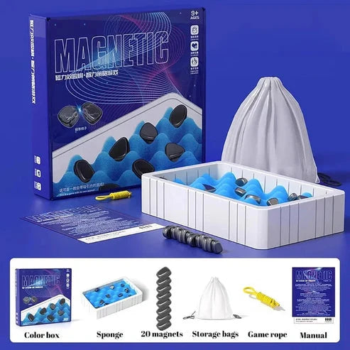 Magnetic effect chess game