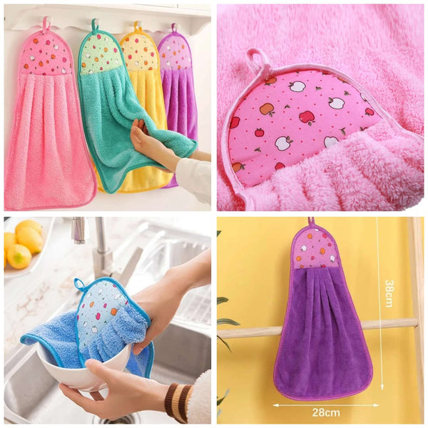 Buy 1 Get 2 Free Fast Dry Hanging Towel Dish Wipe Cloth (3 Pcs)