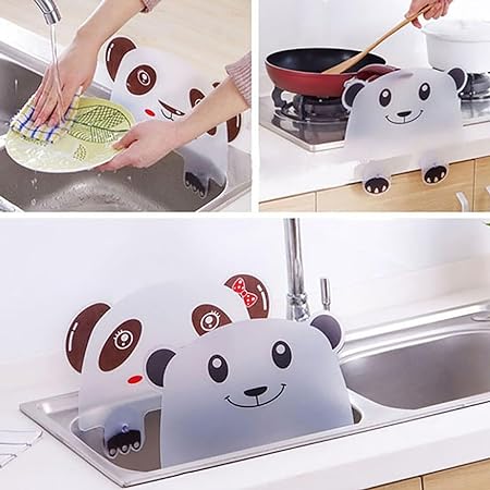 Cute panda kitchen sink splash guard – photo 4
