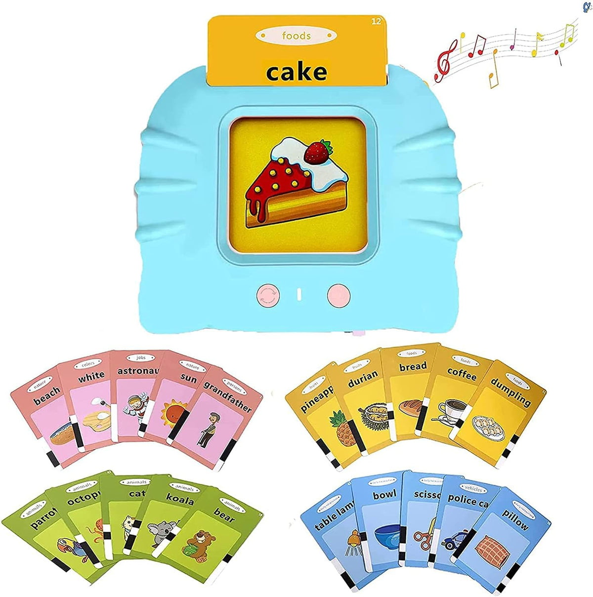 Talking Flash Cards Set with 112 Double-Sided Cards for Kids 1–6 Years