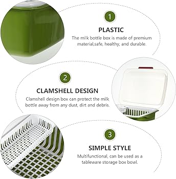 Double Layer Dish Drainer Rack with Storage Box for Kitchen