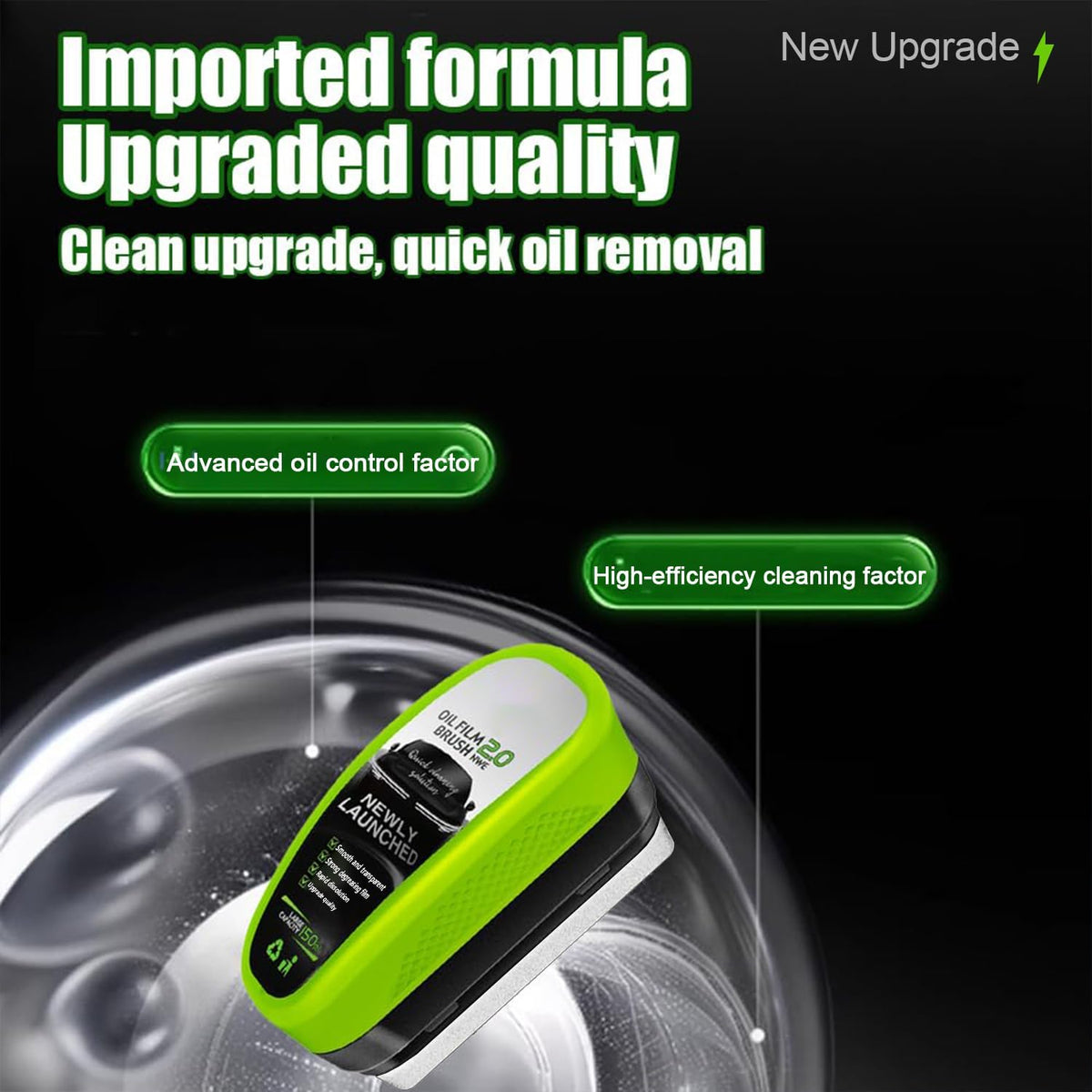 Buy 1 Get 1 Free Automotive Oil Film Cleaning Brush & Glass Polish
