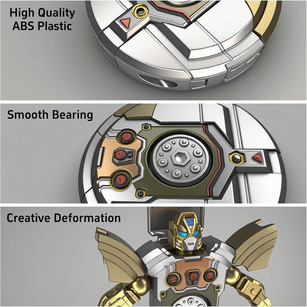 2-in-1 Transformable Fidget Spinner Toy