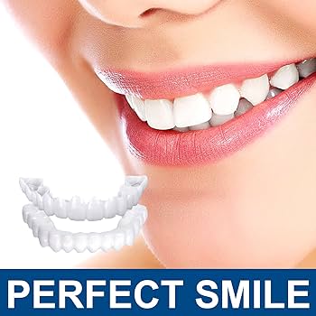 Snap On Smile Veneers Moldable False Teeth Kit for Men & Women