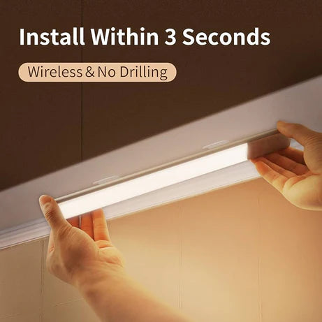 Portable Wireless USB Rechargeable Sensor Light Infrared Magnetic Induction LED Light &nbsp;Adaptable to Stick Under The Bed, Bathroom Closet, Living Room and Any Other Place