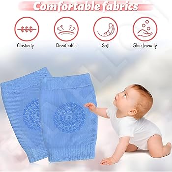 Pack of 2 Baby Crawling Knee & Elbow Protector Pads Anti-Slip