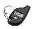 Digital tyre pressure gauge keychain