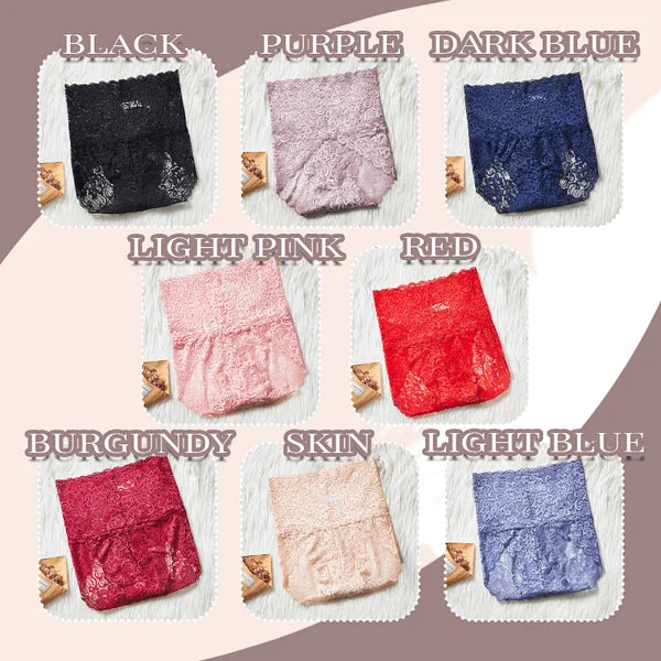 🔥 HOT SALE 49%OFF 🔥5 PCS SET - High Waist Pretty Lace Panties